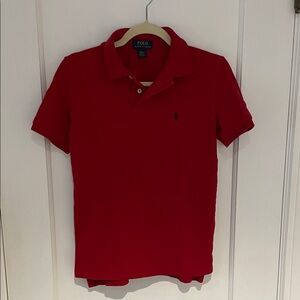 Boys Size Large (10-12) Polo by Ralph Lauren Kids Bright Red Polo Shirt